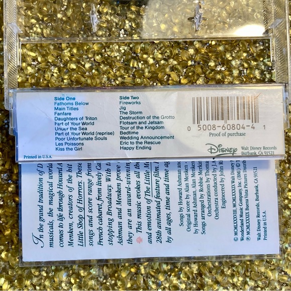 1989 Little Mermaid Cassette Tape - Picture 10 of 11